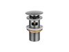 Aquatek AQ6001BGM AQ6001BGM сливной набор для раковины Push-open с переливом, оружейная сталь