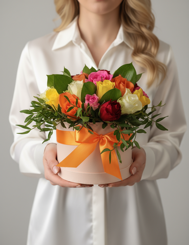 Цветы в коробке Милашка