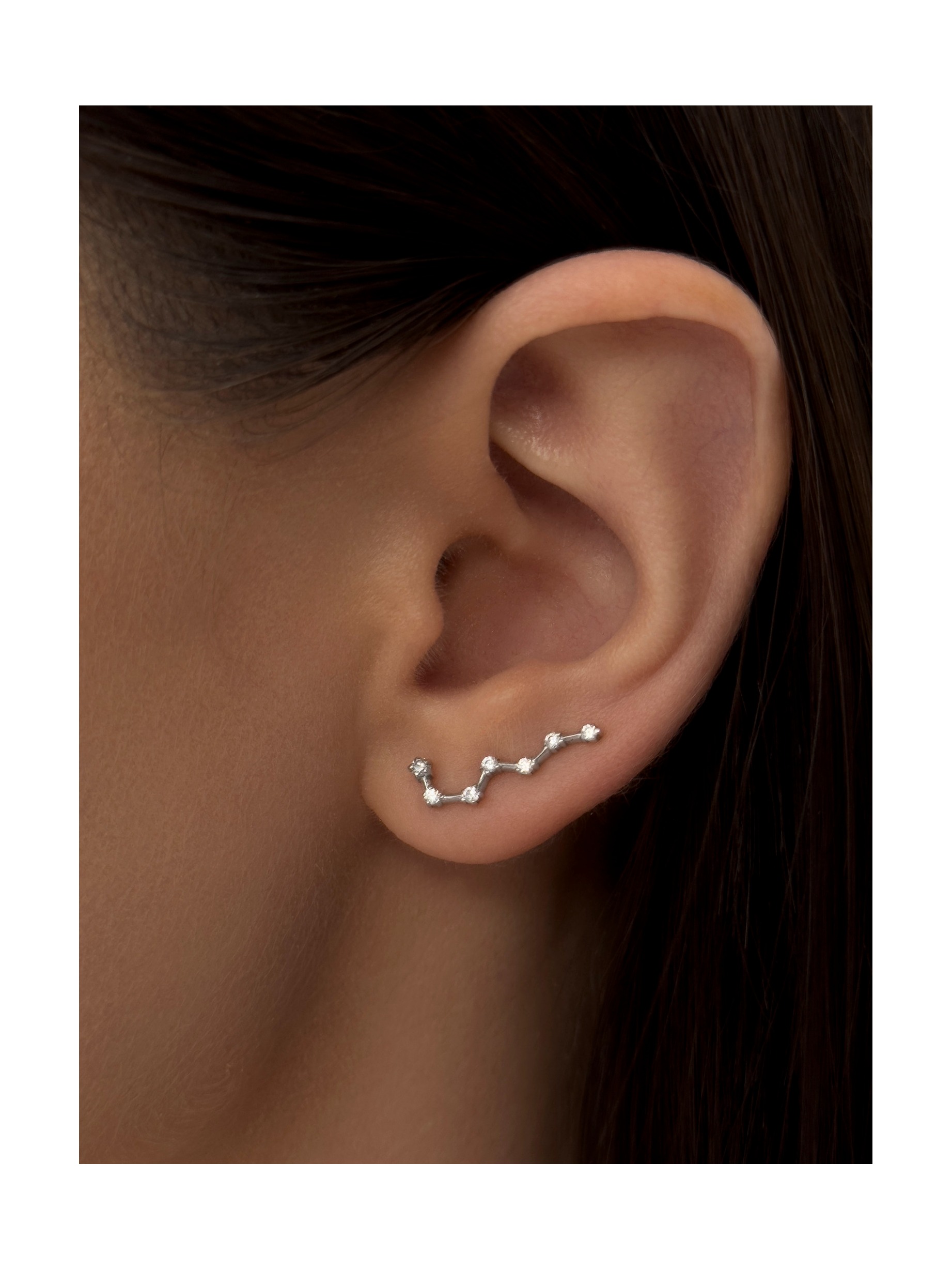 Серьги-клаймберы Большая медведица