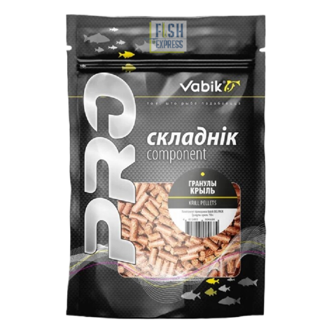 Компонент прикормки Vabik BIG PACK Гранулы Криль 750г (продажа от 5 шт)