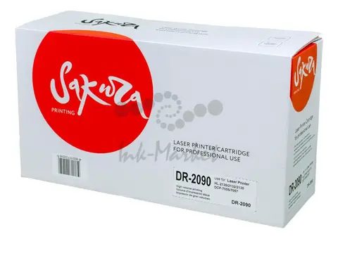 Фотобарабан Sakura DR2090 для Brother HL-2130, DCP-7055, HL-2132, HL-2135, черный, 12000 к.