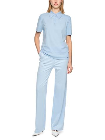 Marc Cain Поло трикотажное с рельефным узором. Эко-линейка ReThink Together