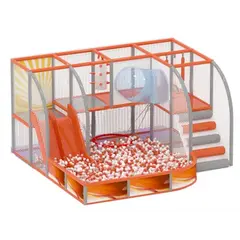 Детский игровой лабиринт «Оригами» 21,2м² (4,65*4,65*2,5м)