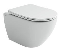 Ceramica Nova Mia CN1805T Унитаз подвесной 52 см торнадо сиденье микролифт крепления, белый фото