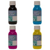 Комплект чернил AquaMarine для HP водные Dye ink универсальные 100 ml — 4 цвета по 100 мл