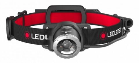 Фонарь налобный Led Lenser H8R, чёрный, светодиодный, (500853)