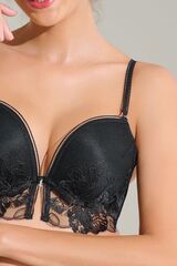 Бюстгальтер пуш-ап на косточках LISCA EMINENCE 10378_Черный