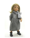 Пальто твидовое классика - На кукле. Одежда для кукол, пупсов и мягких игрушек.