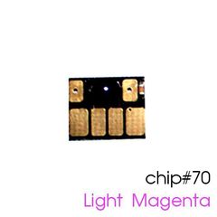 Чип светло-пурпурный для картриджей (ПЗК/ДЗК) HP 70 Light Magenta для DesignJet Z2100, Z5200 (одноразовый), независимый