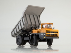 BELAZ-7522 Dump truck early orange-gray 1:43 Dealer models BELAZ