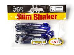 Мягкая съедобная приманка LJ Pro Series Slim Shaker 3in (76 мм), цвет T52, 9 шт