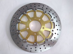 Диск тормозной передний золотой на SUZUKI GSX F  600 / 750 04-06,SV  / SV  S 650 03-09