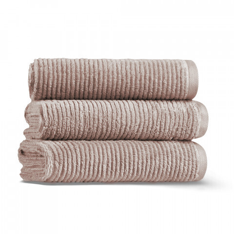 Полотенце 30x40 L'appartement Slim Ribbed пыльно-розовое