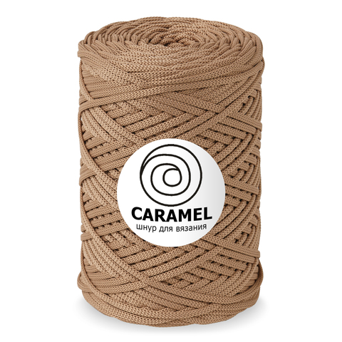 Шнур для вязания Caramel 200 м профитроль 7630
