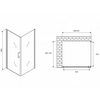 Abber Sonnenstrand AG04060M-S70M Душевой уголок, 60x70x195, цвет: хром