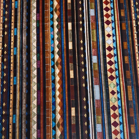 ПРЕДЗАКАЗ, ПОЛОСКИ - ГЕОМЕТРИЯ, коричневый, 100% хлопок