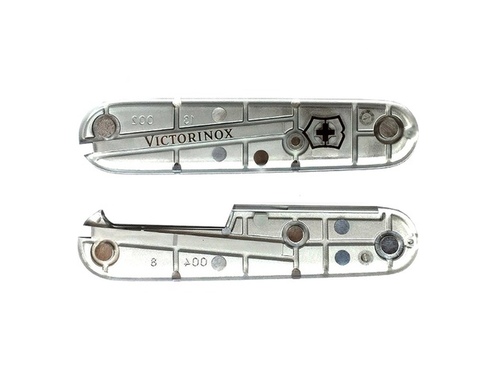 Набор накладок для ножа Victorinox 91 мм., цвет - серебристый полупрозрачный