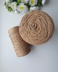 White polyester cord 4 mm