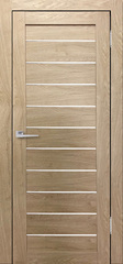 Межкомнатная дверь Бавария 04 3Д-Люкс / Цвет Ясень сонома / Остекление "Сатинато" / Двери Верда