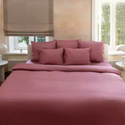 Простыня 250x280 Mollen вишнёво-ягодная