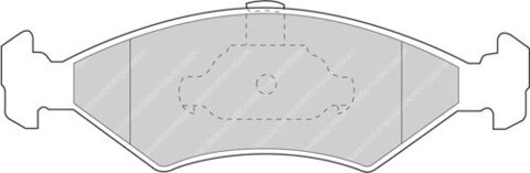 FCP1081S Тормозные колодки дисковые DS PERFOMANCE