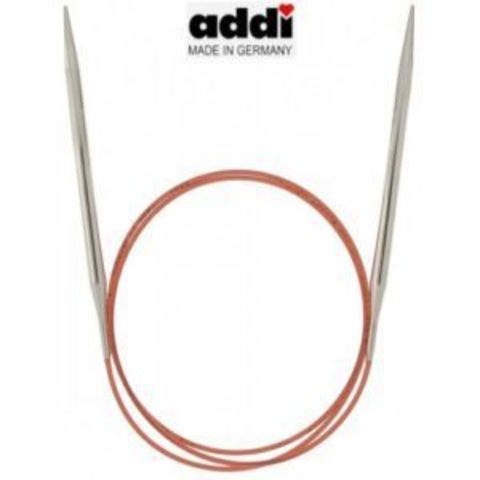 Спицы Addi круговые с удлиненным кончиком для тонкой пряжи 60 см, 5.5 мм