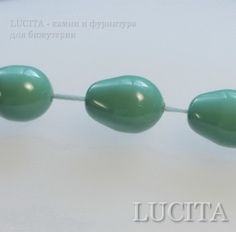 5821 Хрустальный жемчуг Сваровски Crystal Jade грушевидный 11х8 мм