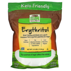 Now Foods, Эритритол, натуральный подсластитель, 2.5 фунта (1134 г)