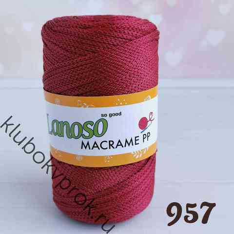 LANOSO MACRAME PP 957, Клюква