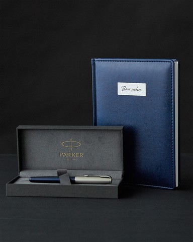 Ручка роллер Parker Sonnet Entry Point T546  Blue CT F черные чернила, в подарочной коробке123