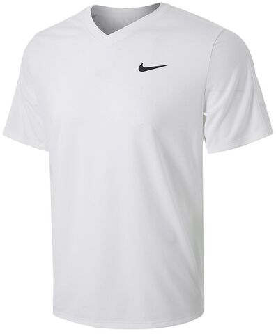 Теннисная футболка мужская Nike Court Dri-Fit Victory - white/white/black