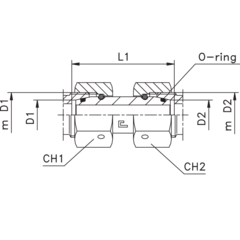 Соединение PNN DL10 М16х1.5 DL06 М12х1.5 CAST