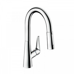 Смеситель для кухни с выдвижным изливом и лейкой Hansgrohe Talis S 72815000 фото