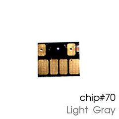Чип светло-серый для картриджей (ПЗК/ДЗК) HP 70 Light Gray для DesignJet Z2100, Z5200 (одноразовый), независимый