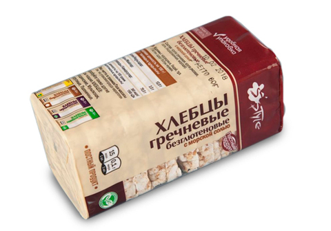 Хлебцы гречневые с морской солью ВкусВилл, 60г