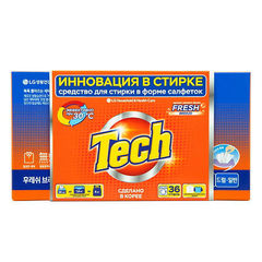 Салфетки для стирки с ароматом свежего бриза LG Household&Health Care TECH Fresh Breeze 20шт