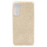 Силиконовый чехол блестящий Sparkle Case Блеск для Samsung Galaxy S21 FE (Золотой)