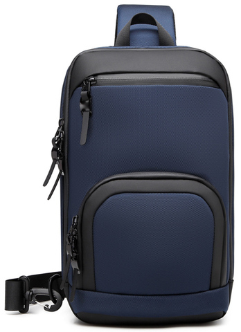 Картинка рюкзак однолямочный Ozuko 9516 Blue - 2