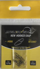 Anglerfish New hooked snap #000 Застежка (продажа от 5 шт)