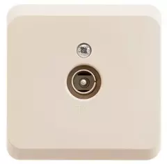 Schneider Electric ЭТЮД Крем Розетка TV 0.7B коннектор открытая установка TVA-002K