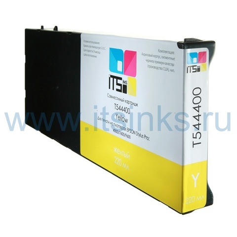 Картридж для Epson 4000/7600/9600 C13T544400 Yellow 220 мл