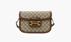 Сумка Gucci Horsebit 1955 Mini Bag "Beige/Brown"
