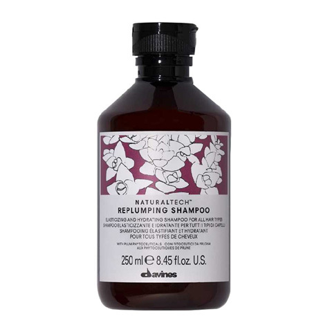 Davines NaturalTech REPLUMPING: Уплотняющий шампунь для волос (Shampoo)