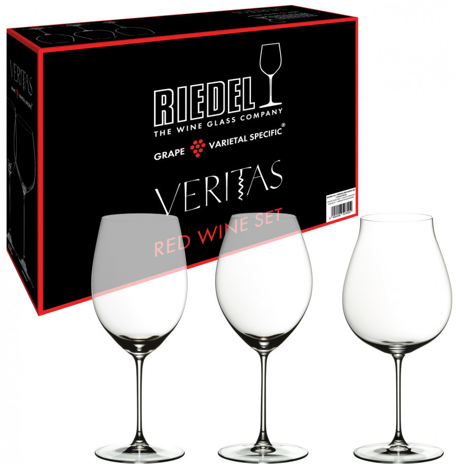 Набор бокалов для красного вина 3шт Riedel Veritas Tasting Set купить в  Москве – интернет-магазин «Постель Бутик»