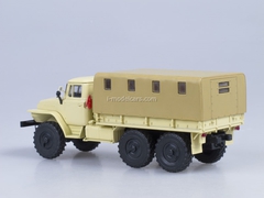 Ural-375D board with awning beige AutoHistory 1:43