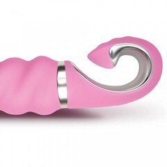 Анатомический вибратор витой Gvibe Gjack-2 22 см, розовый