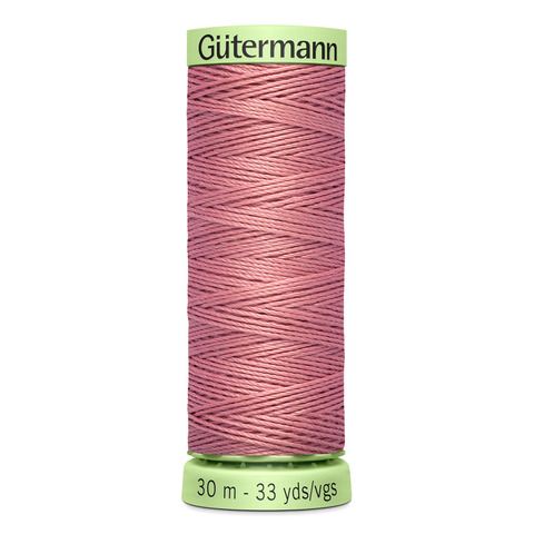 Нить Top Stitch 30/30 м для декоративной отстрочки, Gutermann, 473 пудрово-розовый