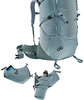 Картинка рюкзак туристический Deuter Aircontact Core 55+10 SL Shale-Ivy - 9