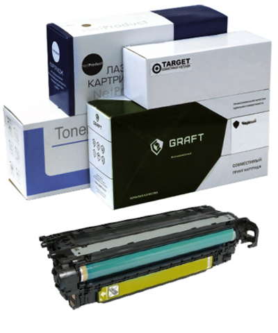 Картридж CE262A OEM