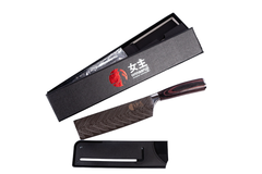 Кухонный нож-топорик Накири, нож шинковка Onnaaruji. Профессиональный. Длина лезвия 20см. Люкс серия